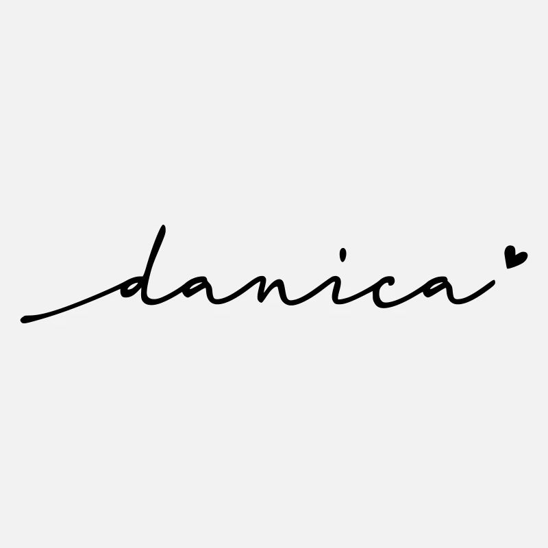 Danica Schreibschrift Name