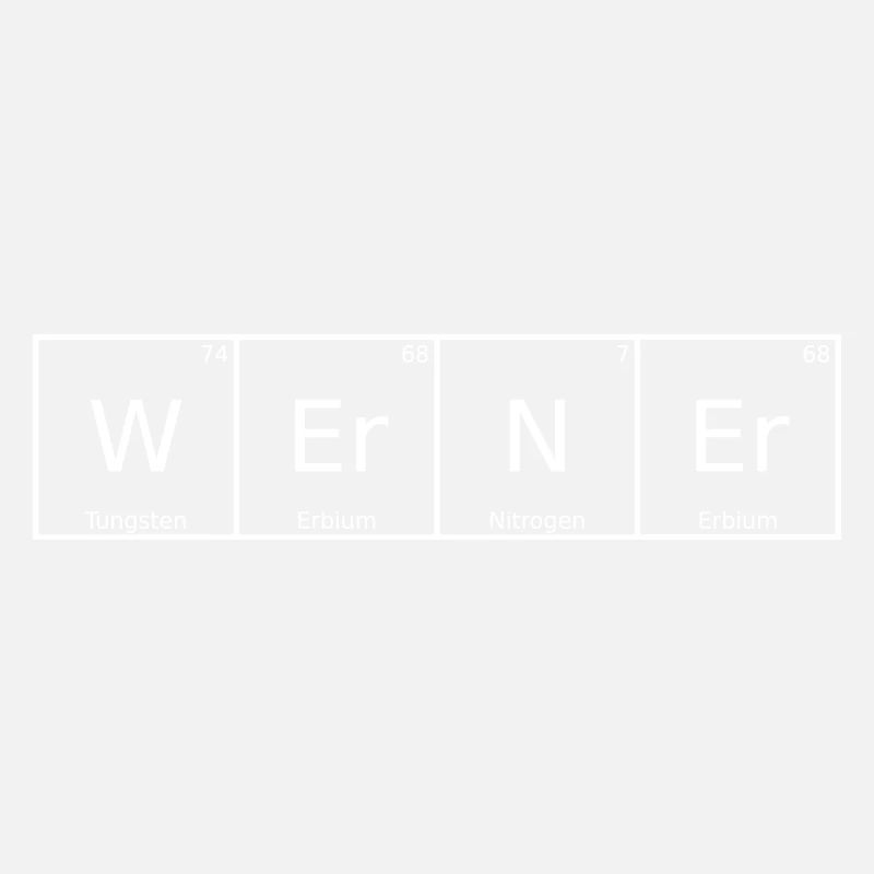 Werner Name First Name Chemistry Periodic Table Elements