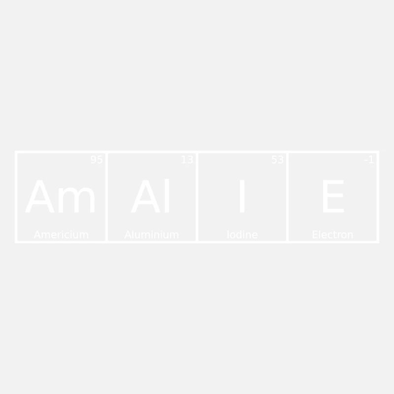 Amalie Surname First Name Chemistry Periodic Table Elements