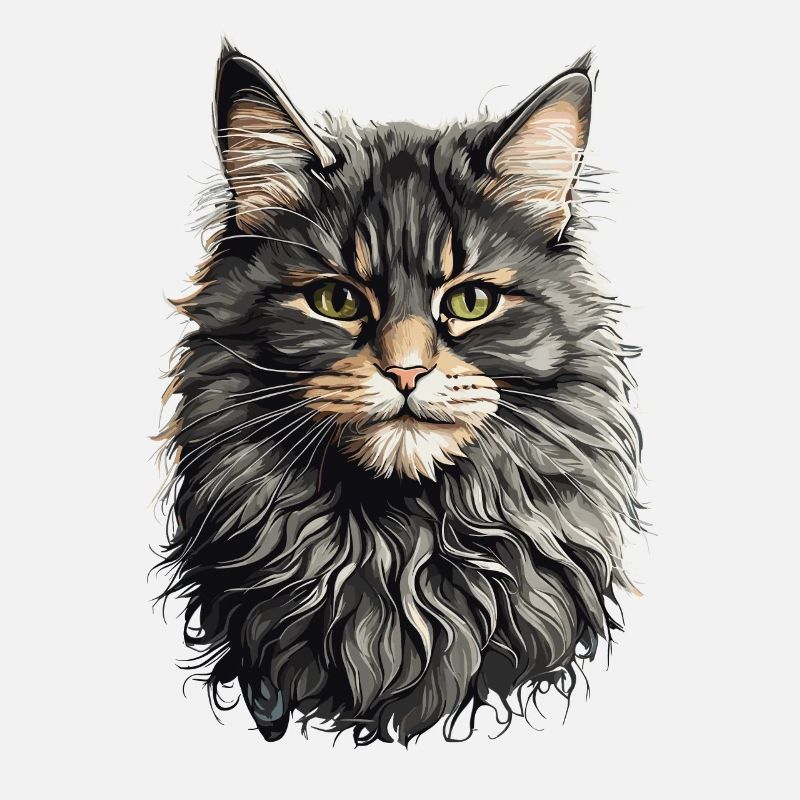 Maine Coon Cat Élégant Cat Design