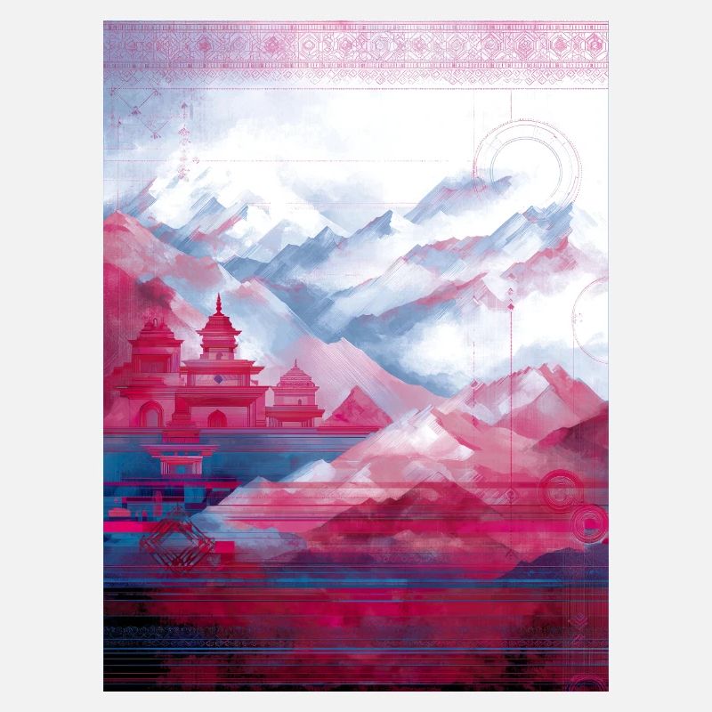 Psy-Art | Temples in the Himalayas