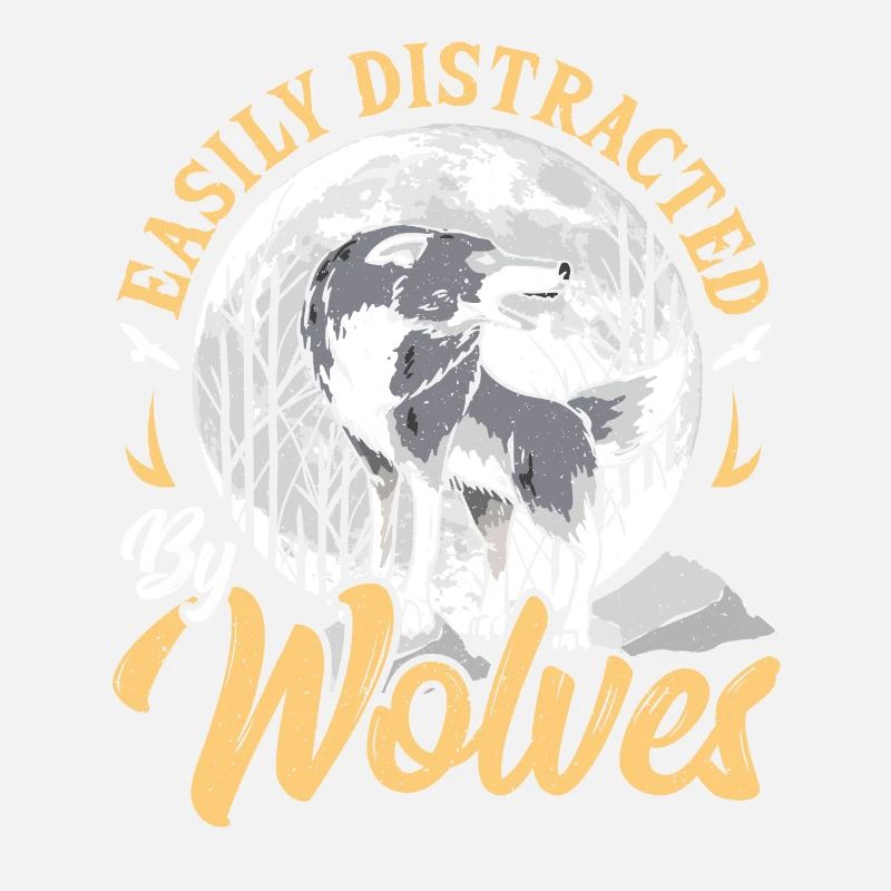 Easily Distracted By Wolves Wolf