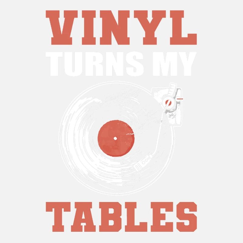 Le vinyle renverse mes tables Collectionneur de disques vinyles