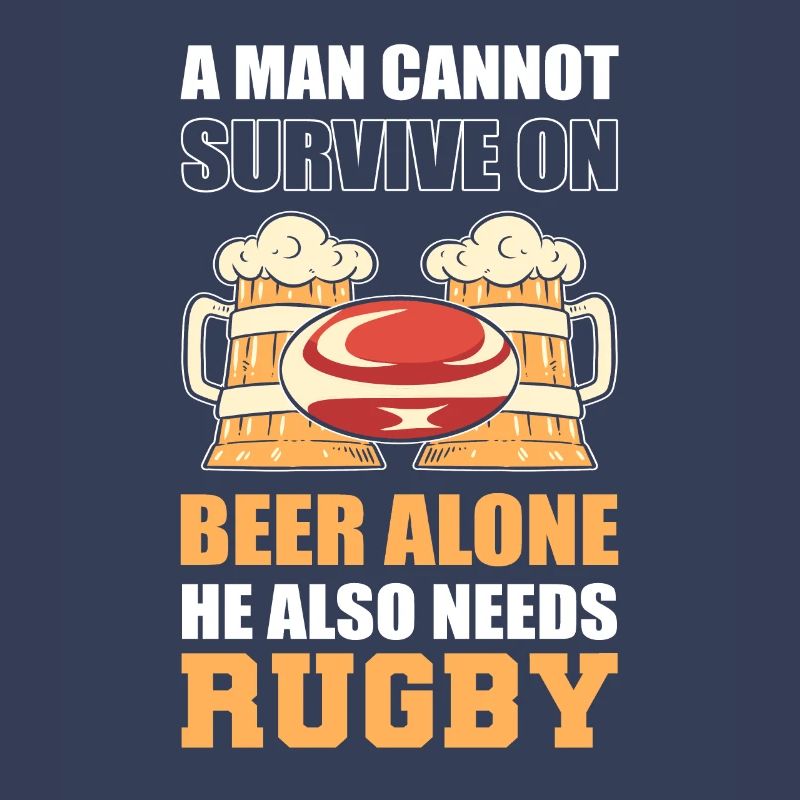 A Man Cannot Survive On Beer Alone He Also Needs