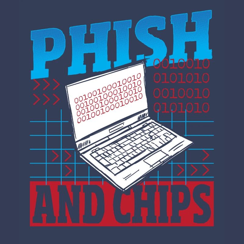 Phish and Chips Hacker Hacking Internet Network
