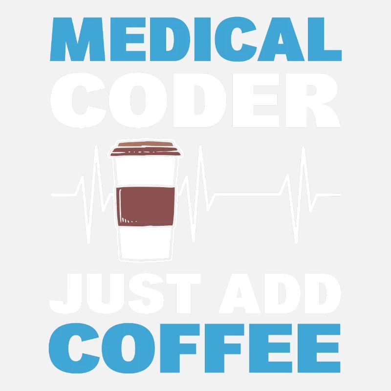 Medizinischer Codierer Einfach Kaffee hinzufügen