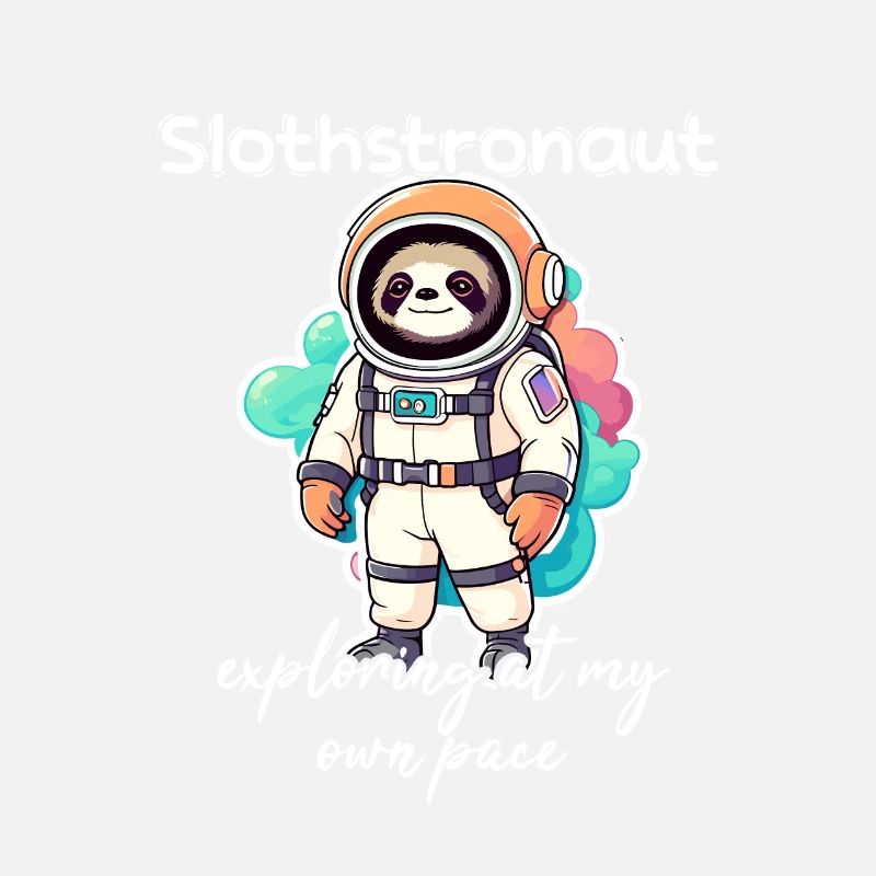 Slothstronaut Exploring At My Own Pace - Faultier
