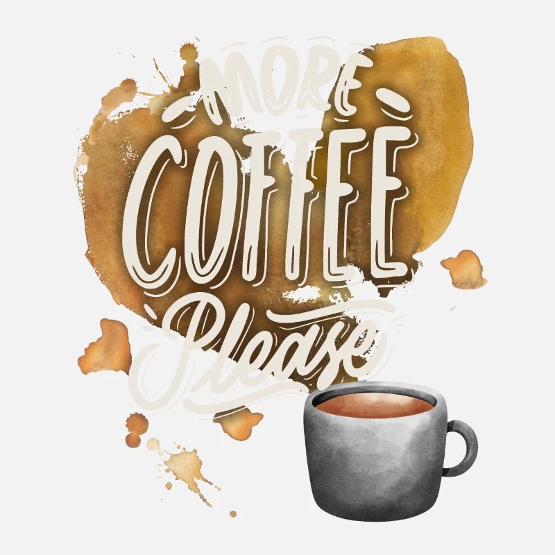 Kaffee, Kaffeetrinker lustiger Coffee Spruch
