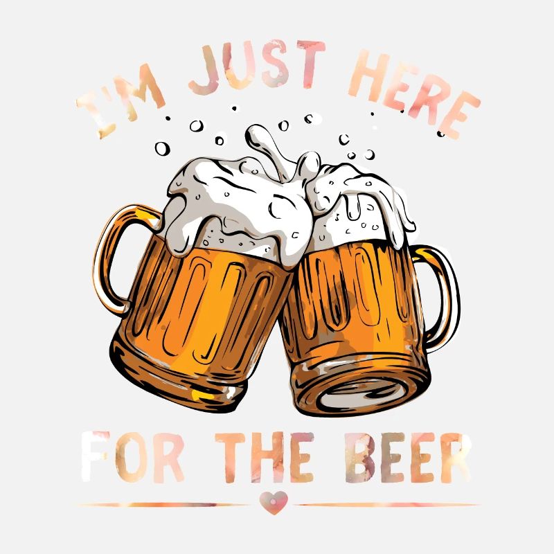 Biertrinker lustiger Spruch, Biergläser