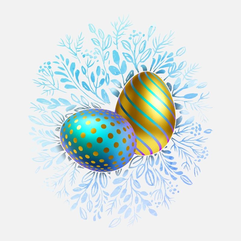 Joyeuses Pâques, Oeufs de Pâques, Oeuf de conception 3D
