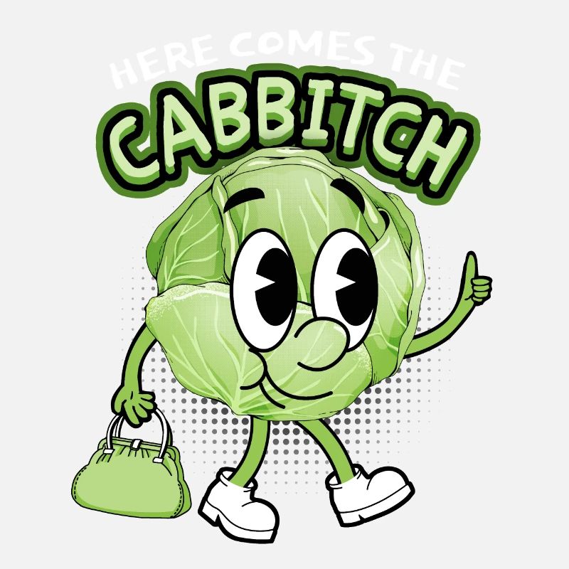 Kohl, lustiger Spruch, Manga Cabbitch Comic-Stil