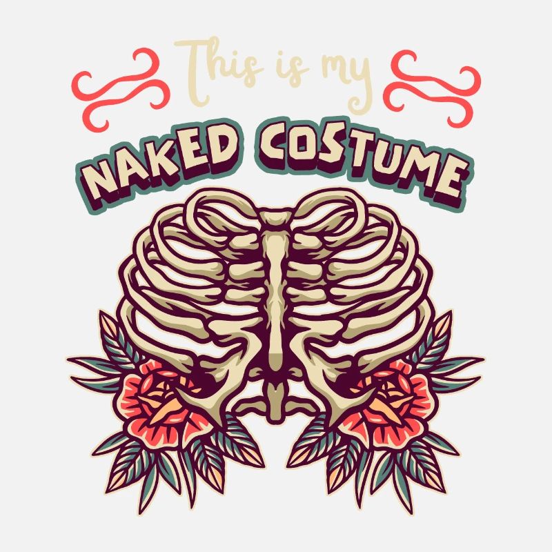 Skeleton, skeleton, skull, comic-style saying