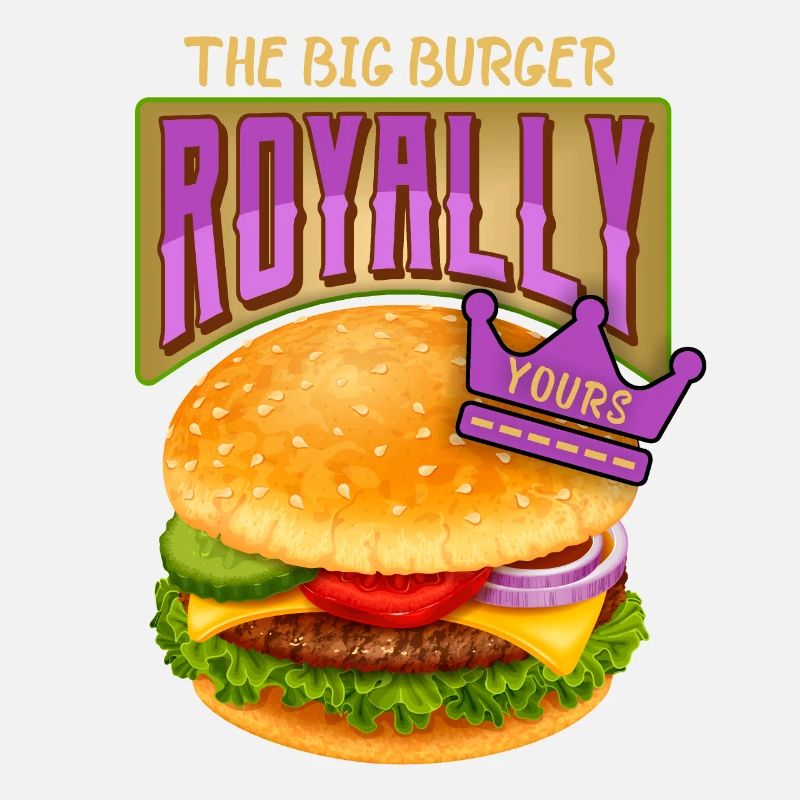 Burger-Cheeseburger Saying Hamburger-Royale