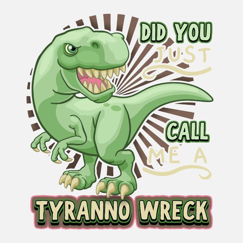 Lustiger Spruch T-Rex-Dino, Dinosaurier, Comic