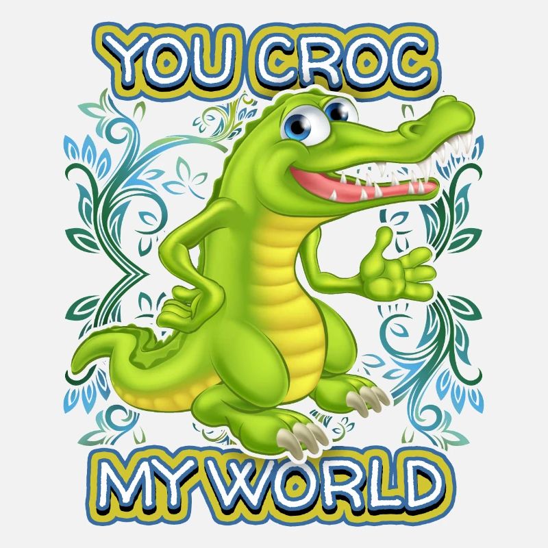 Crocodile Crocodile, disant, jeu de mots, Saint-Valentin