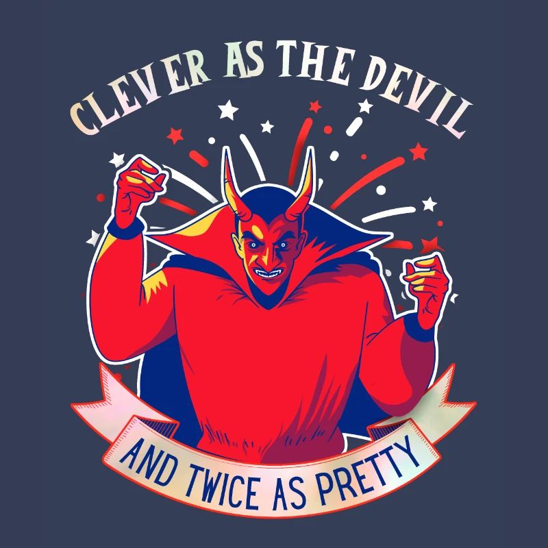 Devil-Devil drôle de dicton, style comique