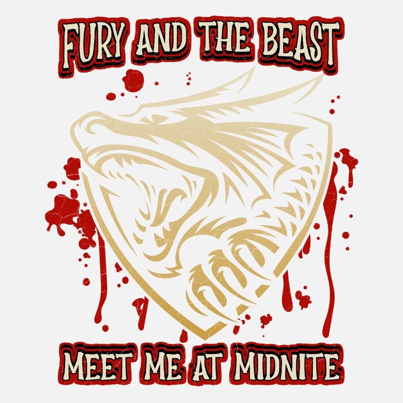 Werwolf und Blutspritzer, Spruch, Zombie-Monster