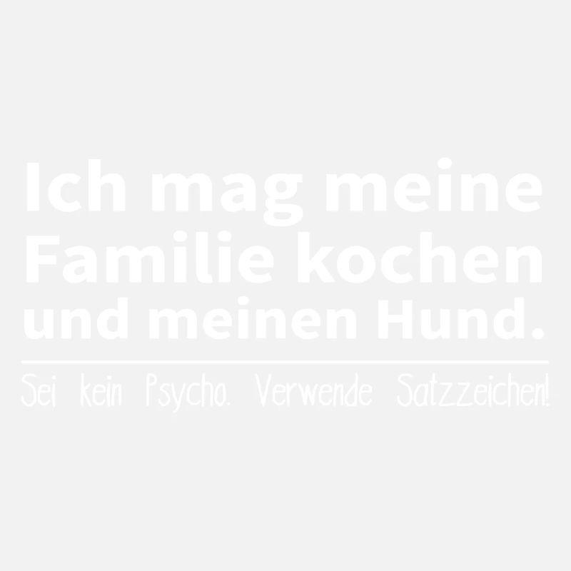 Sei kein Psycho. Verwende Satzzeichen!