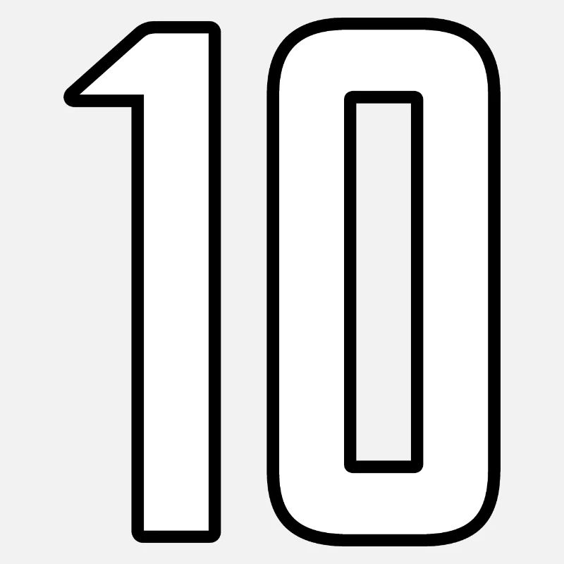 10 numéros de maillot numéro équipe