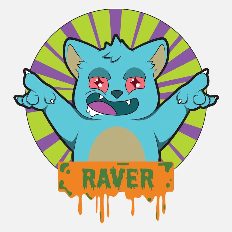 RAVER Katze