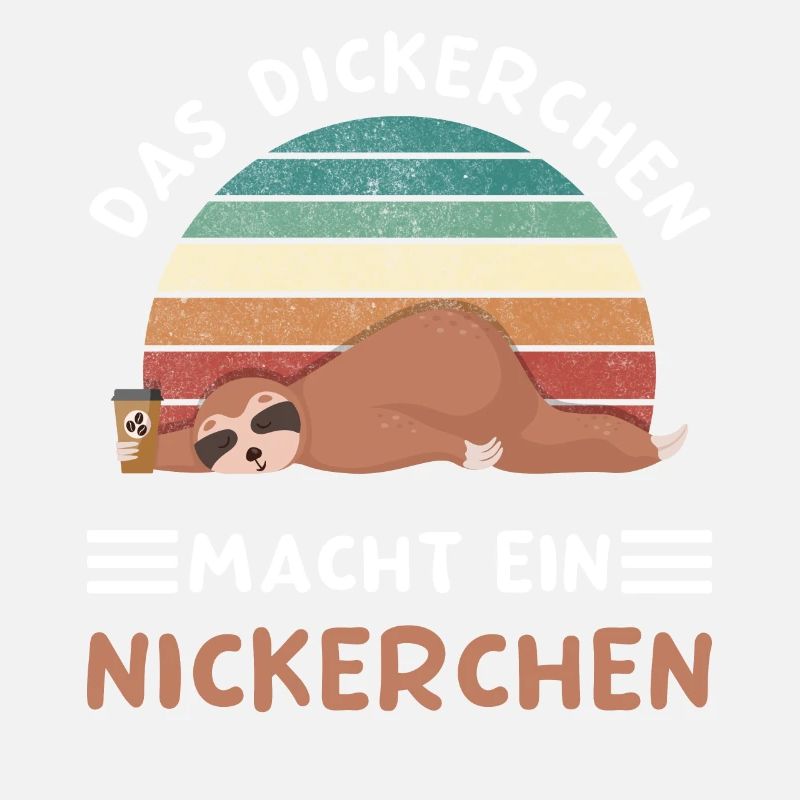 Das Dickerchen Macht Ein Nickerchen Morgenmuffel