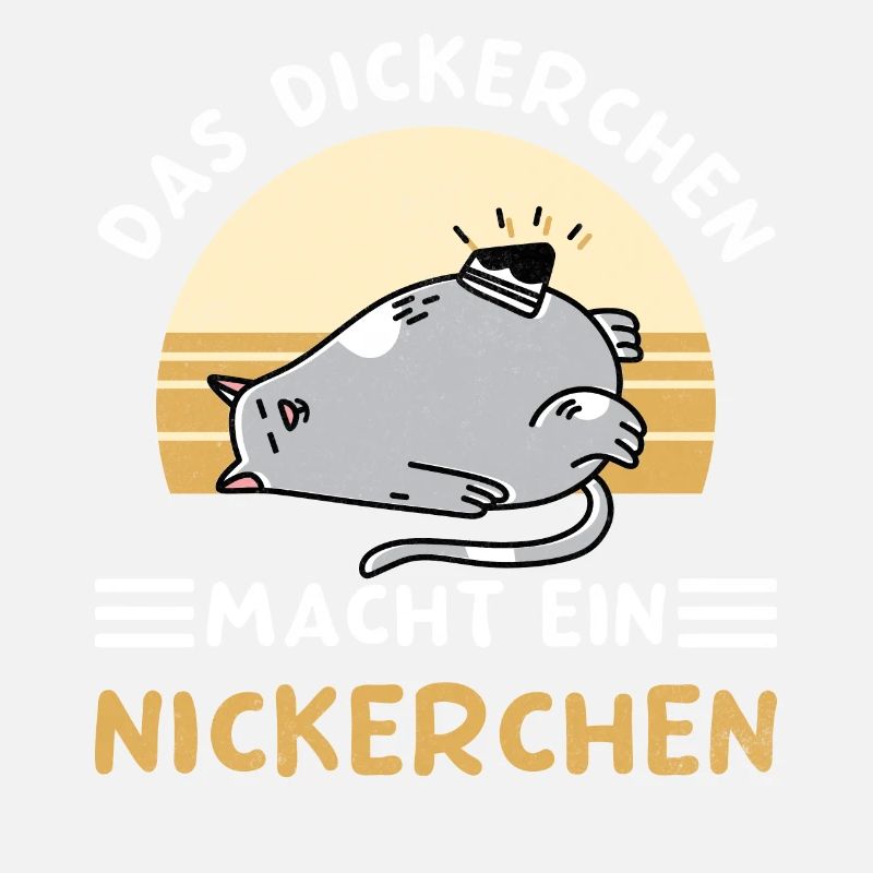 Das Dickerchen Macht Ein Nickerchen Morgenmuffel
