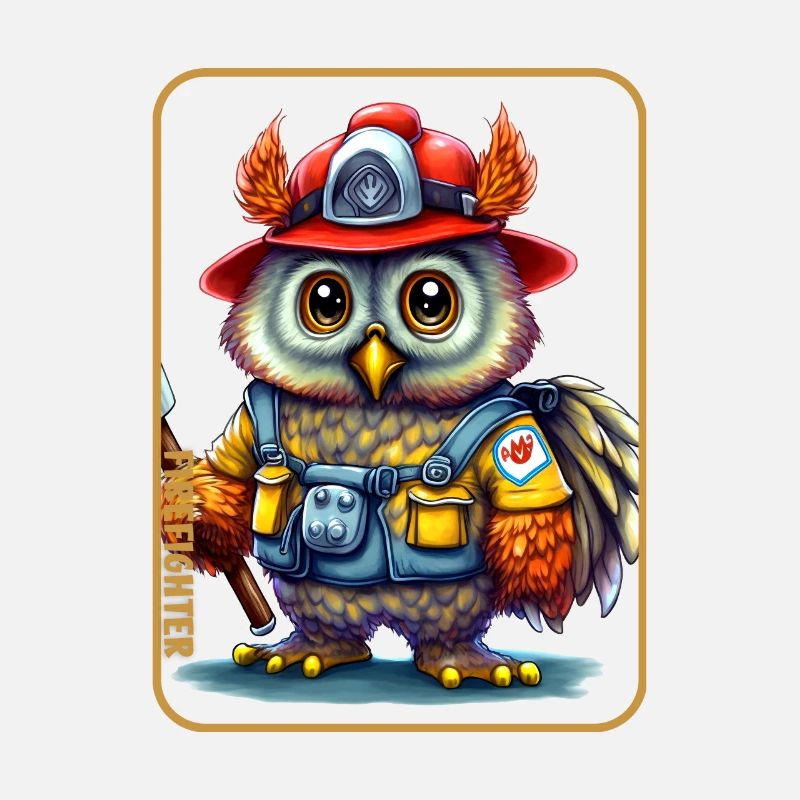 Firefighter, owl lover