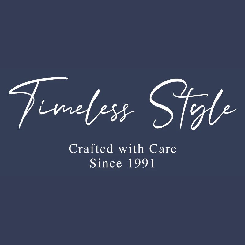 Style intemporel depuis 1991 Script Typographie