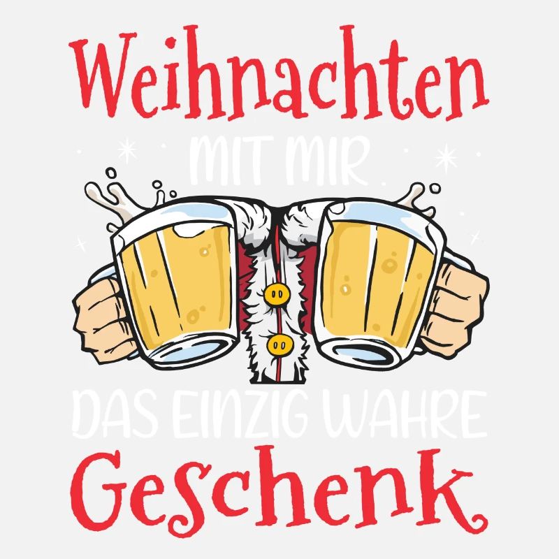 Weihnachten Weihnachtsmann Bier Geschenk