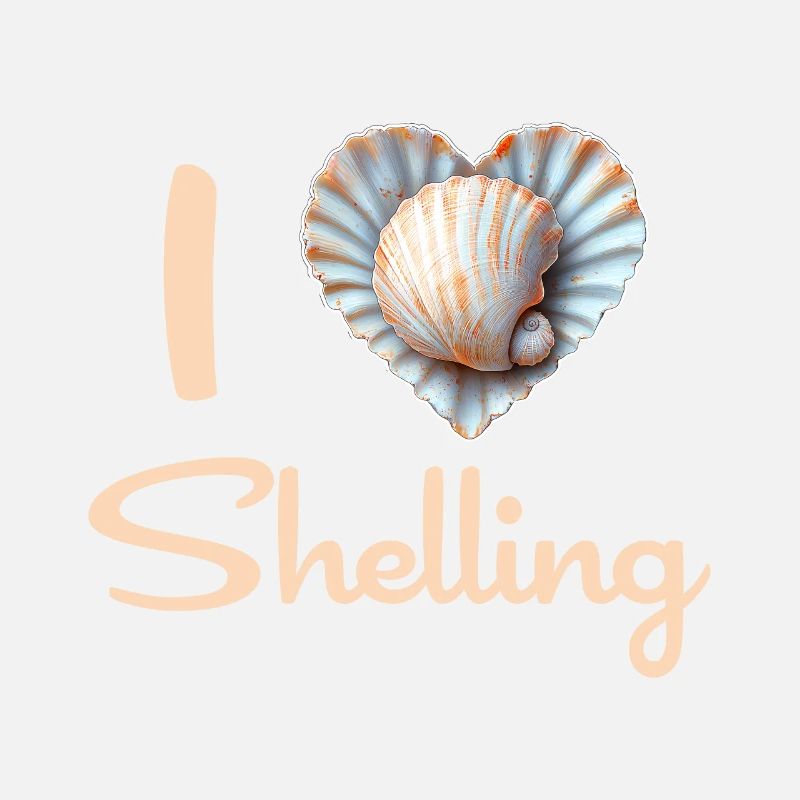 I Love Shelling Shells Shell Collector Gift