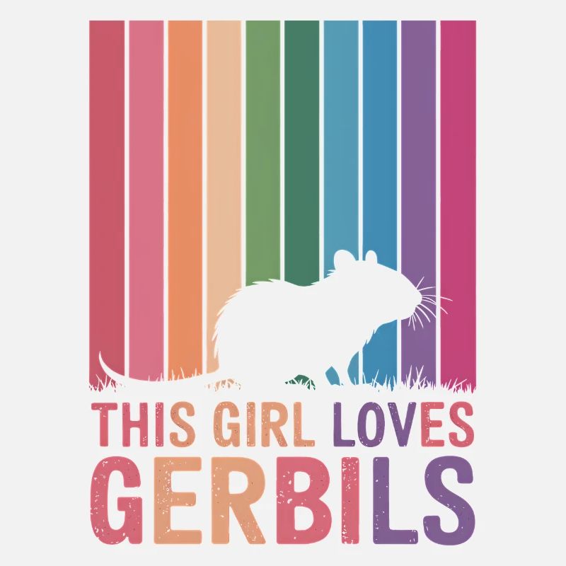Gerbille disant rat de course fille cadeau de gerbille