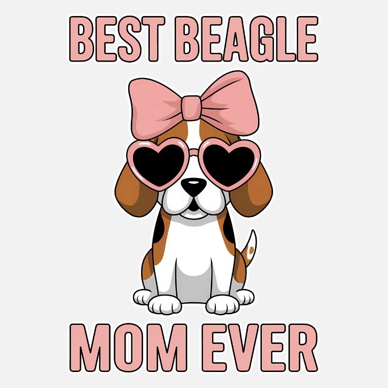 Beagle Mama Hund Mutter Lustiges Beagle Geschenk