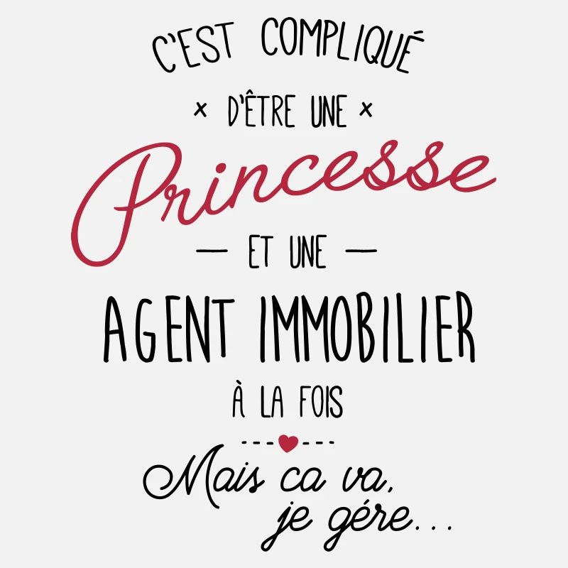 Princesse et Agent immobilier