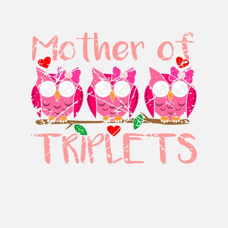Cadeau de triplés de mère