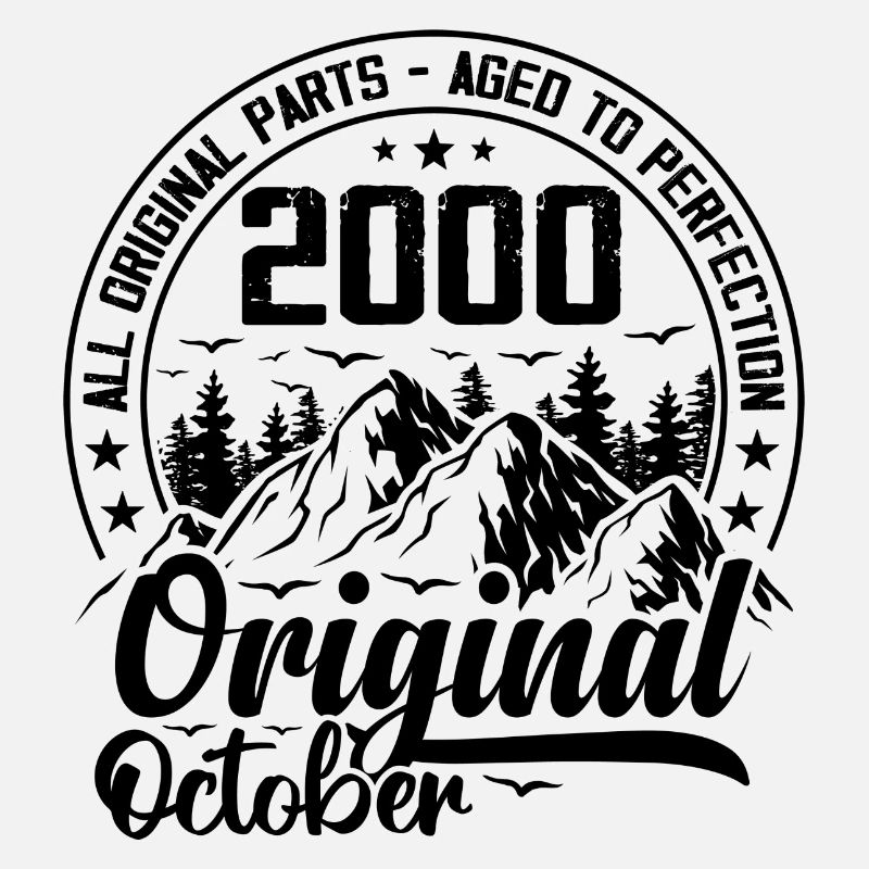 2000 October Original: 24 Years Birthday Gift