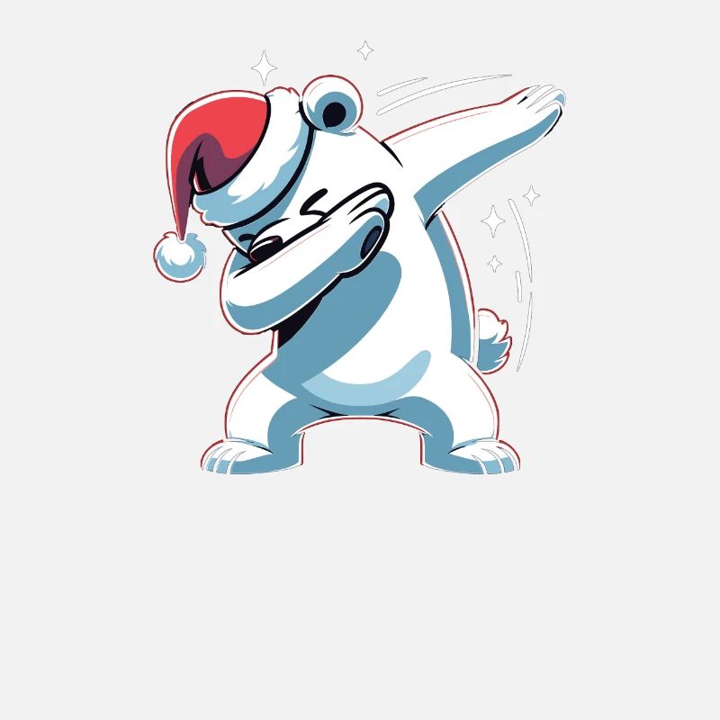 Dabbing Christmas Polar Bear Dab Christmas
