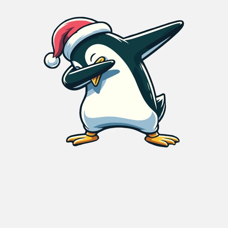 Dabbing Noël Pingouin Dab Noël