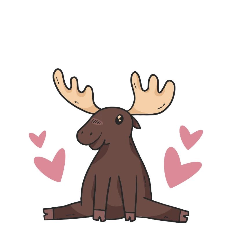 Elk Moose Dad Moose