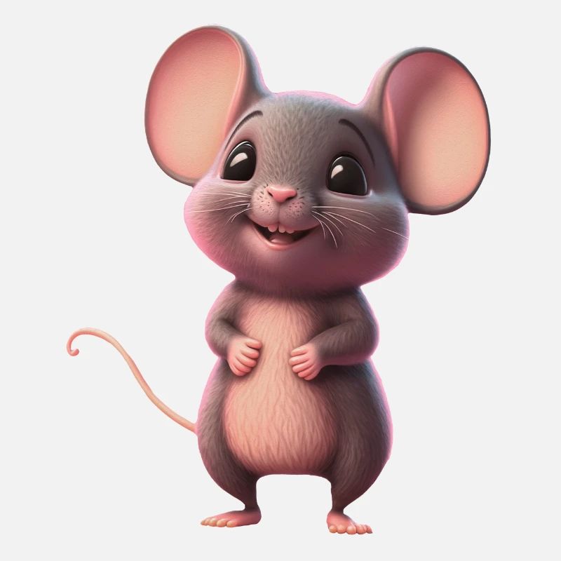 cute happy mouse