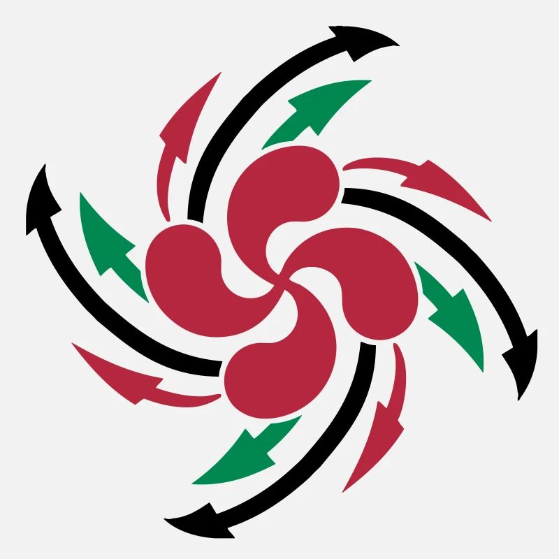 lauburu basque cross design