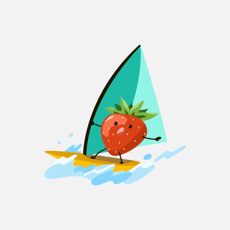 Erdbeer-Surfen