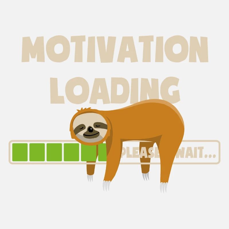 Faultier - Motivation wird geladen - bitte warten