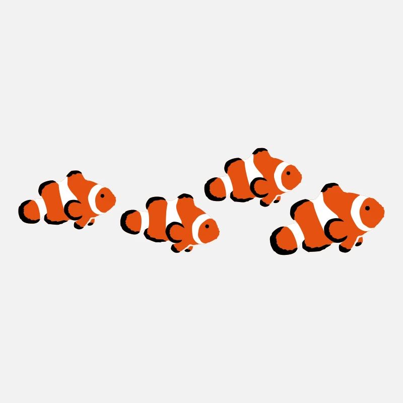 Clownfisch Schwarm