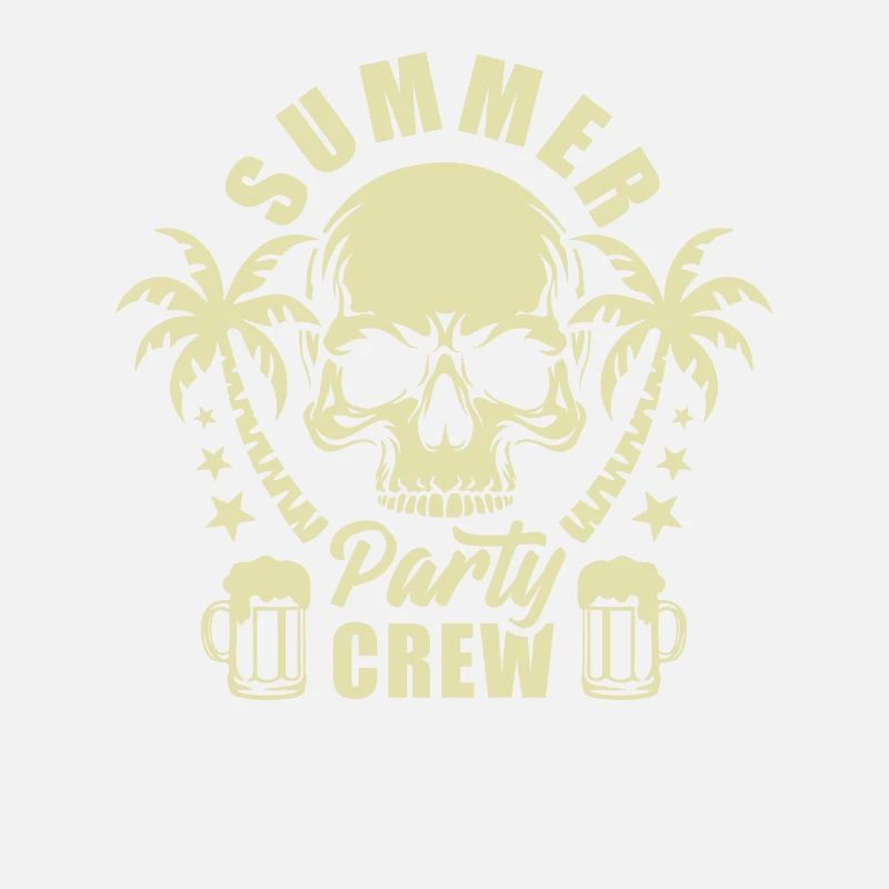 Summer Party Crew - es eskaliert eh - Bierglas