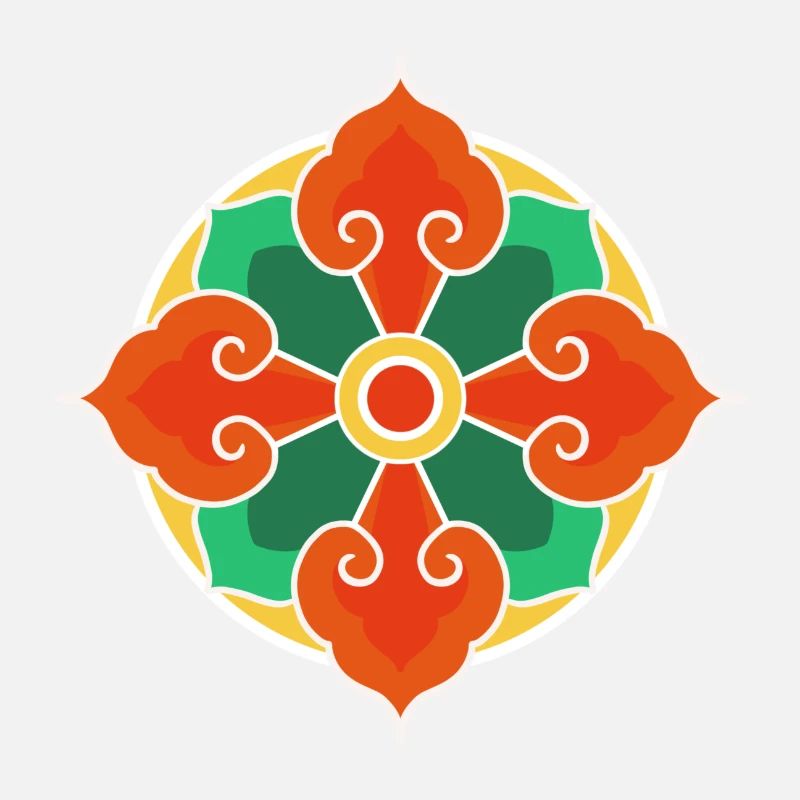 Korean Floral Ornament