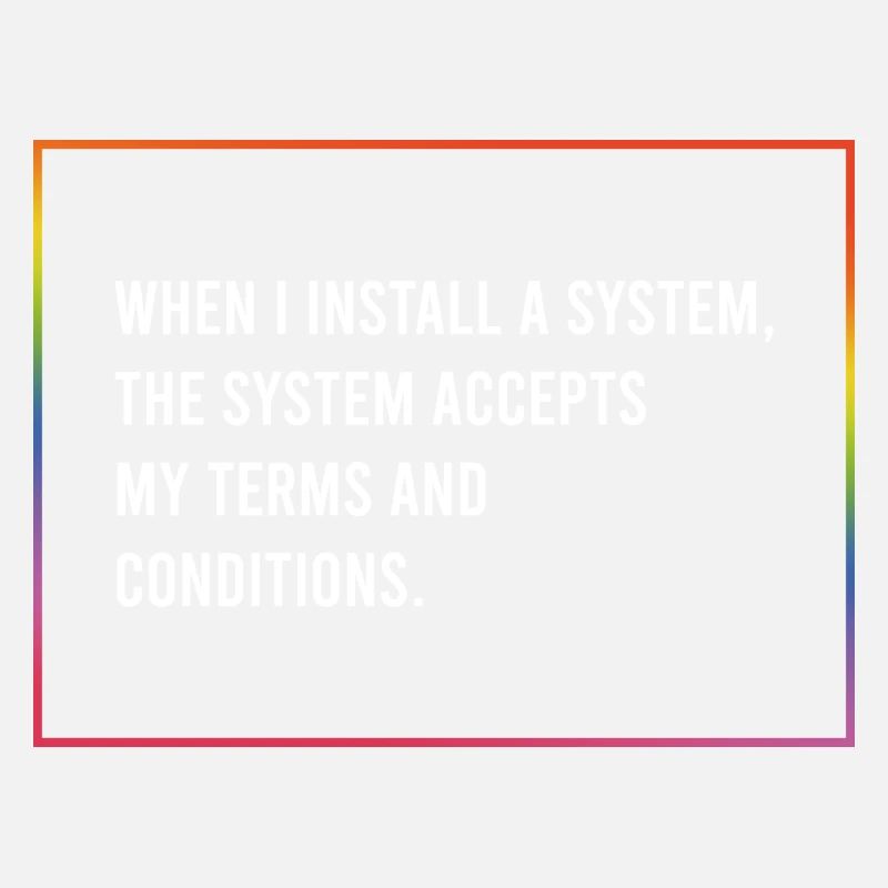 Wenn ich ein System installiere...