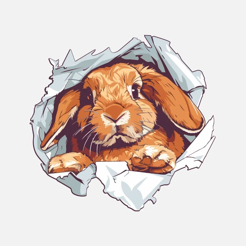Dwarf Ram Holland Lop Dwarf Rabbit Hare