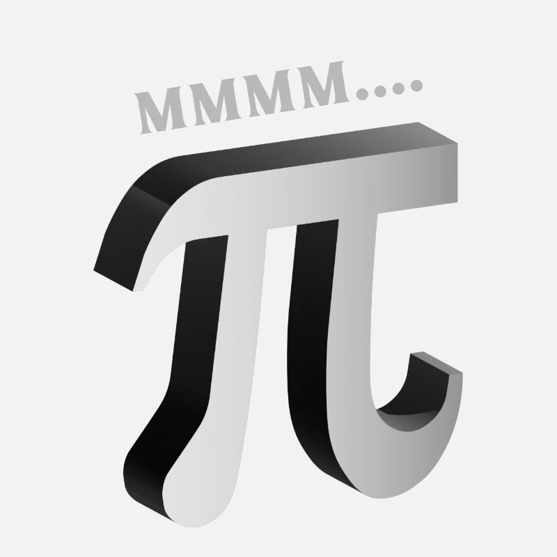 Mmmm Pi Drôle de Math et Pie Lover Design pour Pi Day