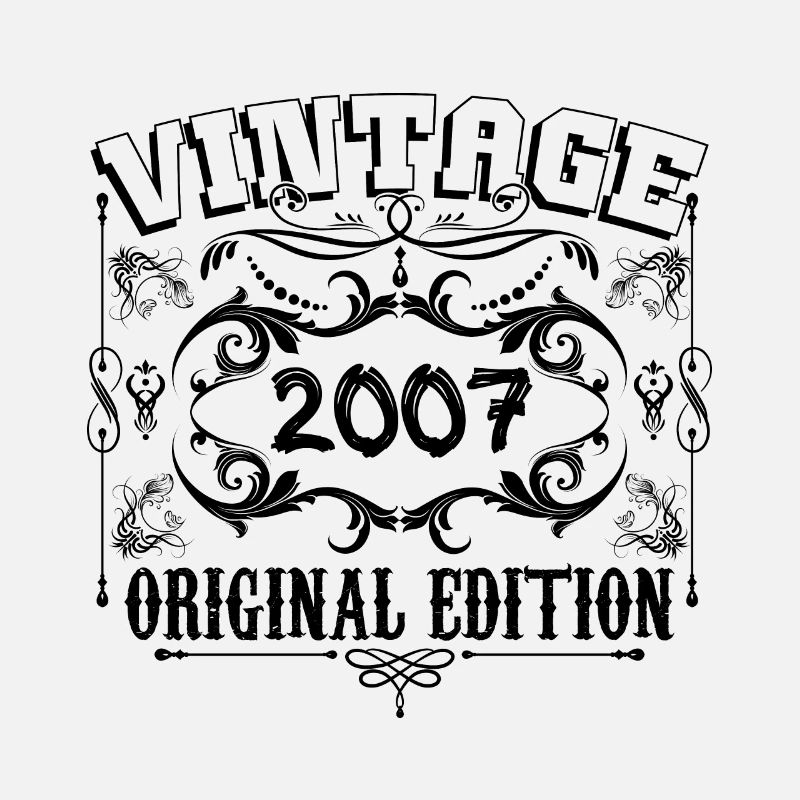 2007 | Vintage Aged Original 2007 Geburtstagsgeschenk