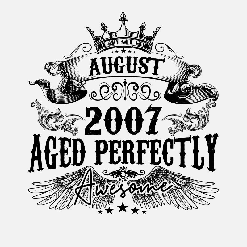 2007 | August Aged Perfectly 2007 Geburtstagsgeschenk